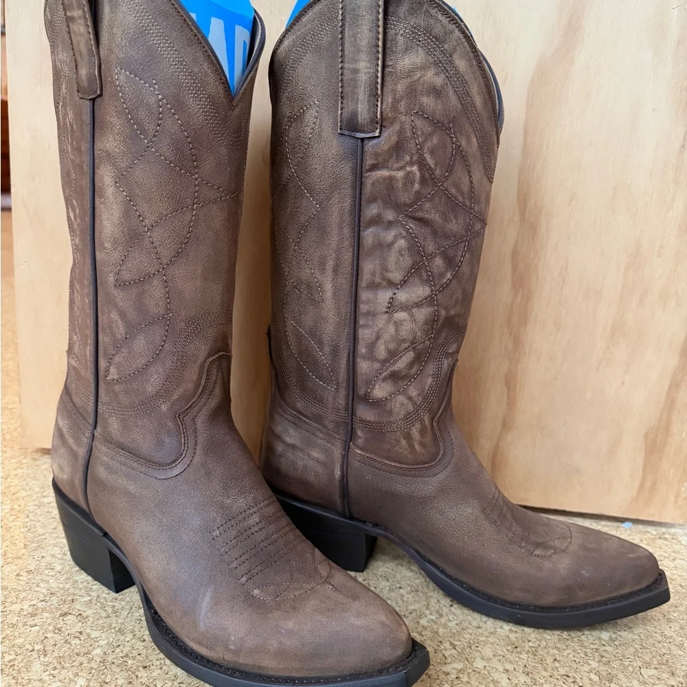 NIB Alvies Guadalupe women’s cowboy boots 8 (tecova justin boots) - Picture 1 of 9